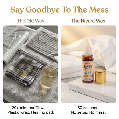 Rose Quartz Organic Castor Oil Roll-On