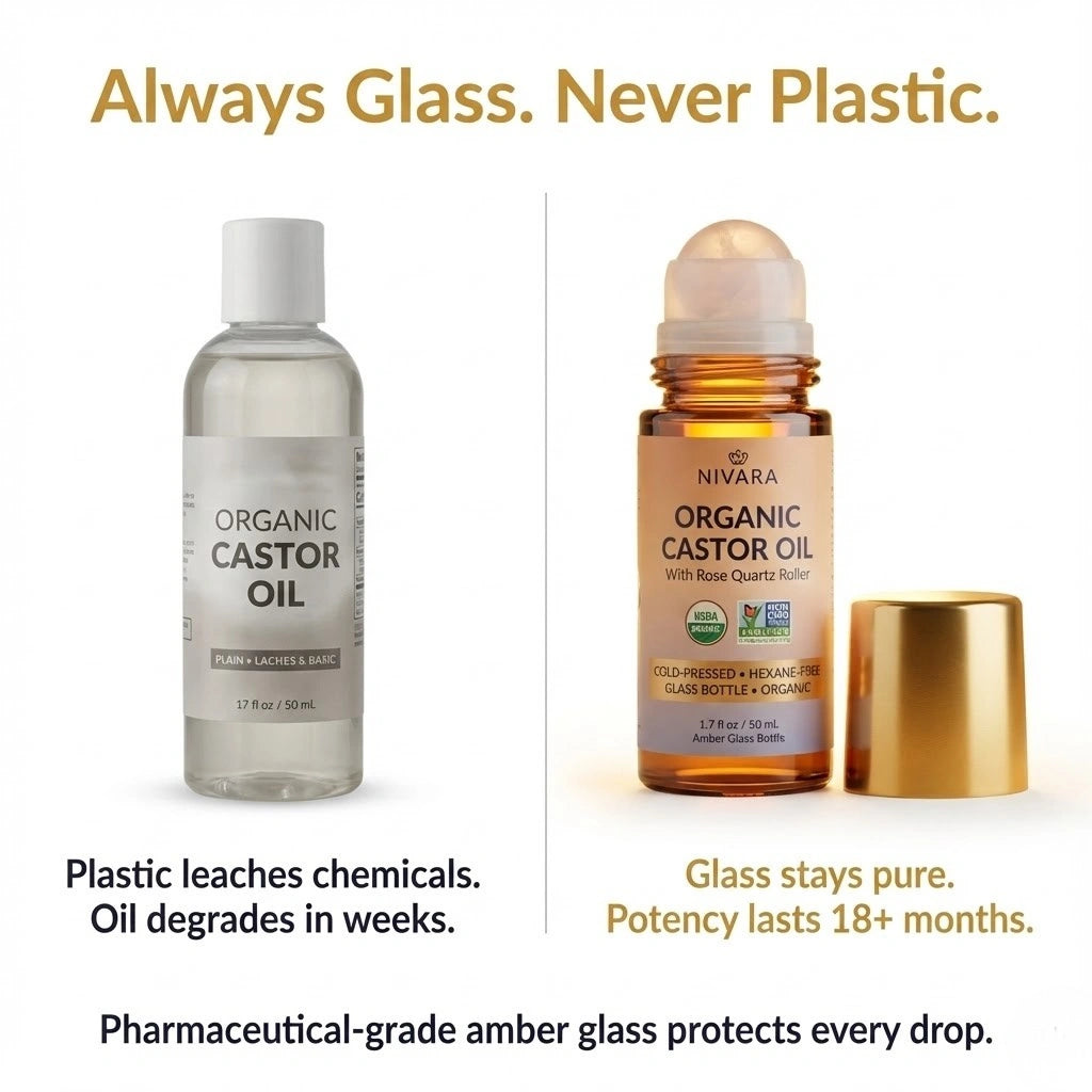 Rose Quartz Organic Castor Oil Roll-On