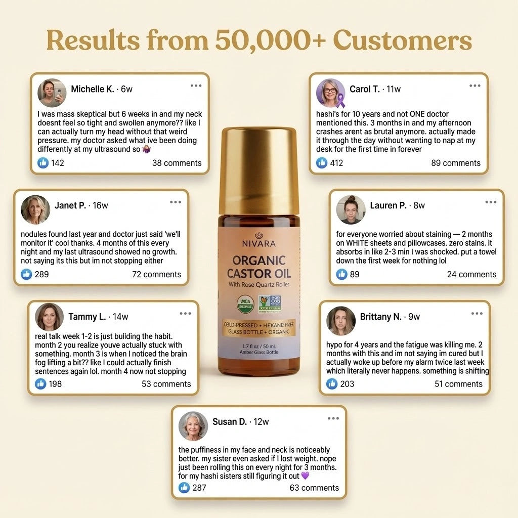 Rose Quartz Organic Castor Oil Roll-On